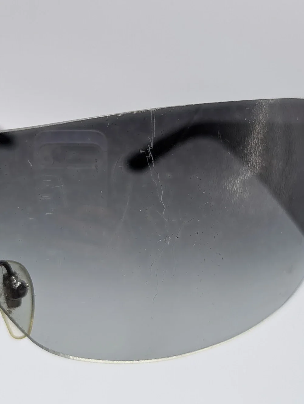 Bvlgari Black Shield Crystal Sunglasses